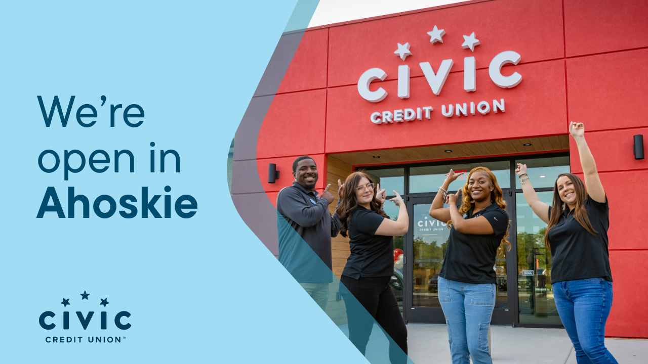 We're open in Ahoskie