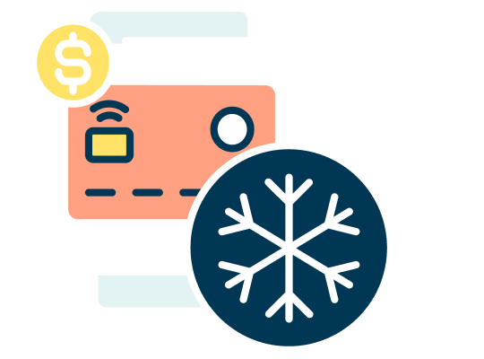 Credit freeze graphic