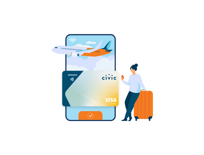 Illustration showing your travel essentials.