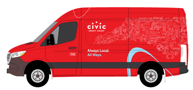 Graphic of the Civic Van