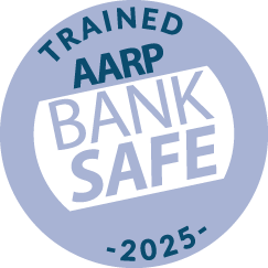 AARP Bank Safe logo.