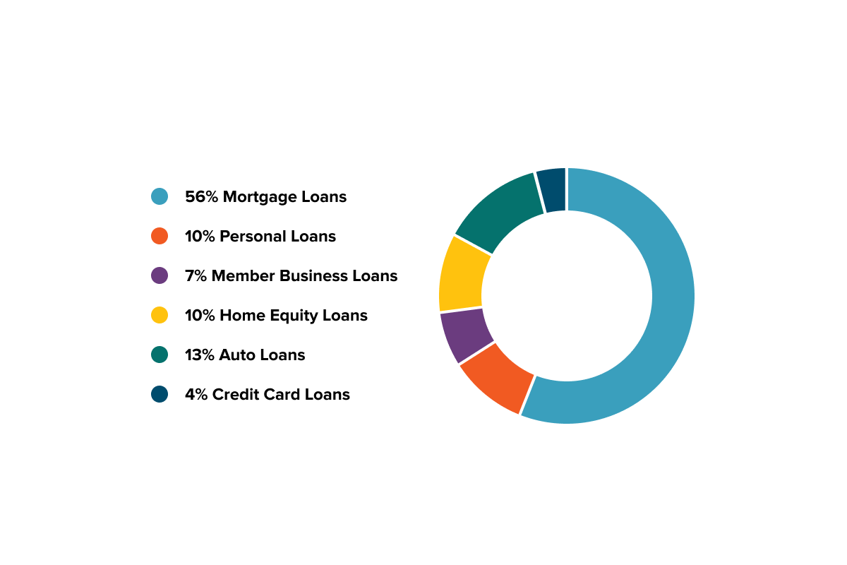 2025 loan portfolio mix.