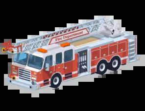 Fire truck graphic