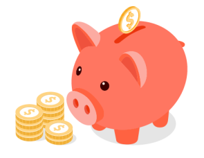 Graphic of a piggy bank