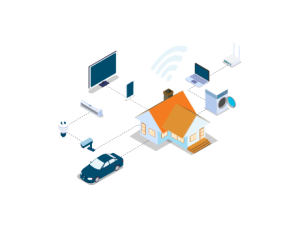 Home network with all the devices connected.