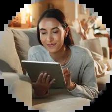 Potential homebuyer looking over all the different terms.