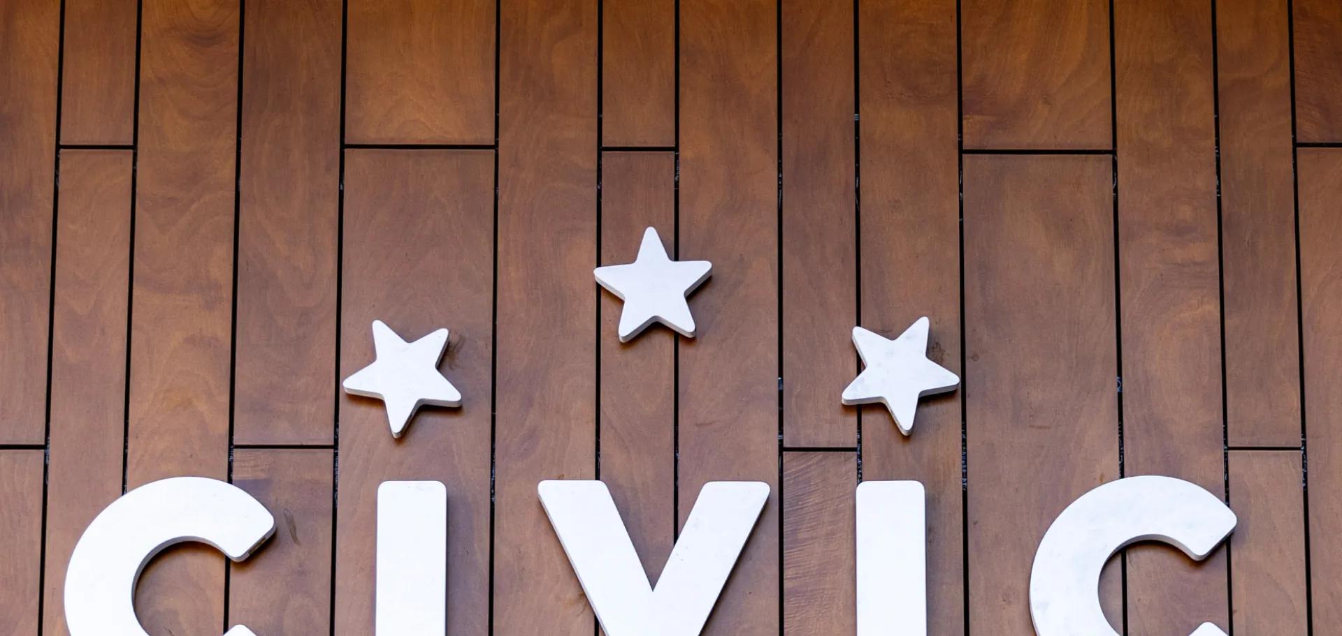 Civic building logo