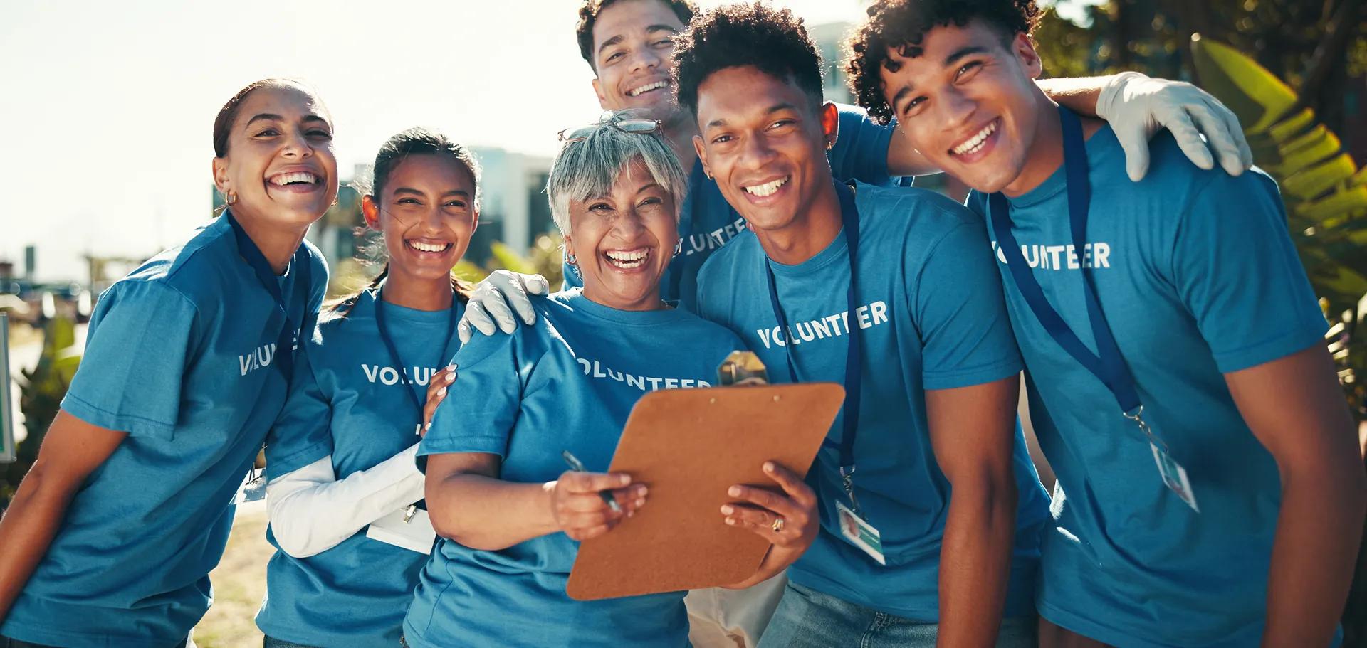 Group of volunteers