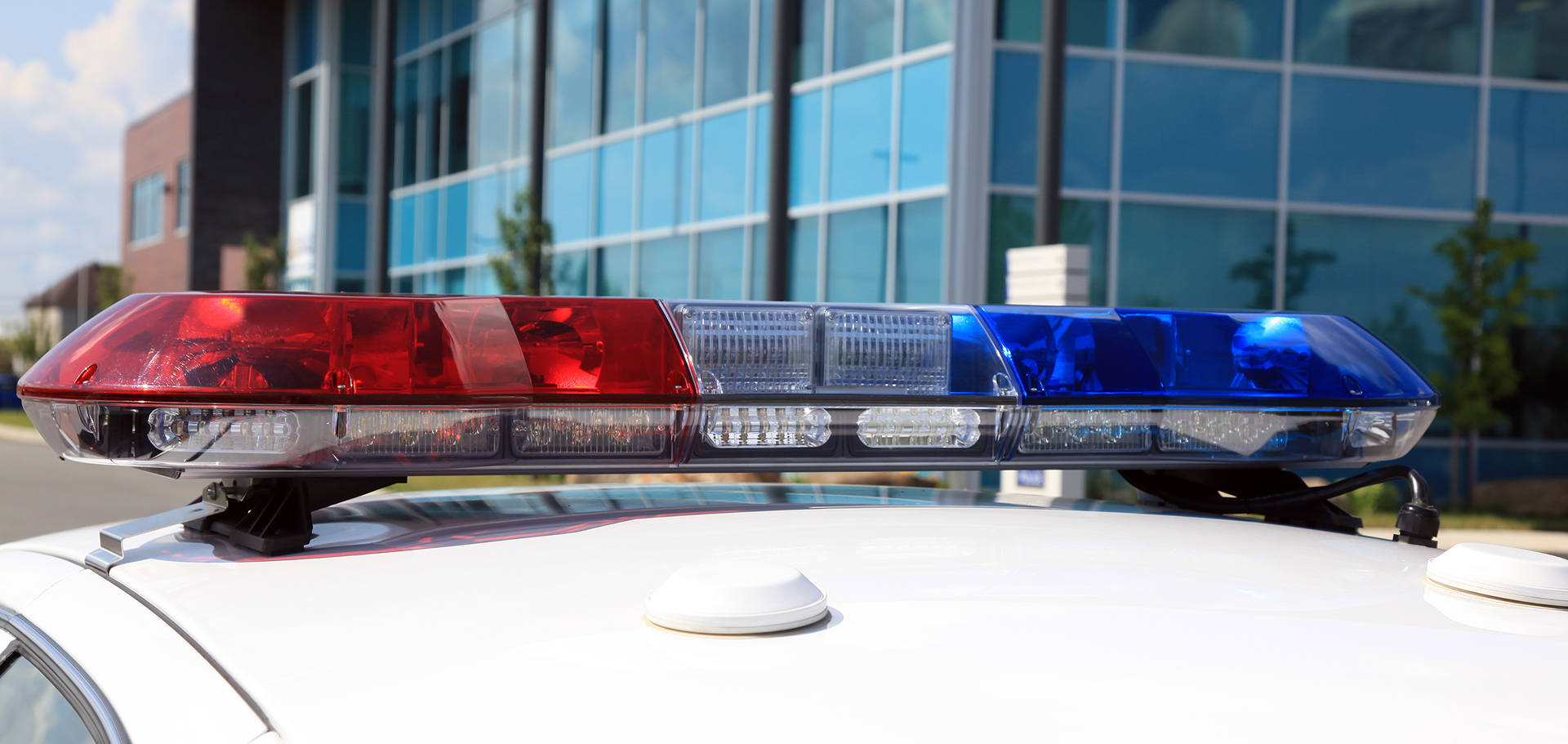 Law enforcement car lights