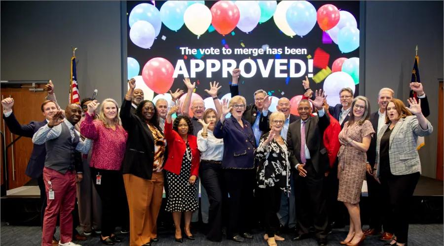 Approved merger group picture.
