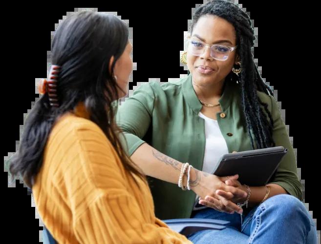 A civic member engages with the Civic Recovery Assistance team to seek support and guidance in overcoming financial hardship and getting back on track.