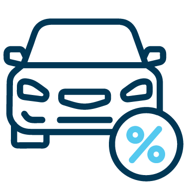 Signature+ Checking .25% Auto loan discount icon