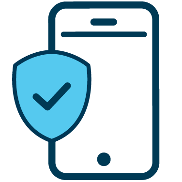 Signature+ Checking Cell phone protection icon