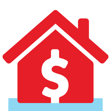 House with dollar sign