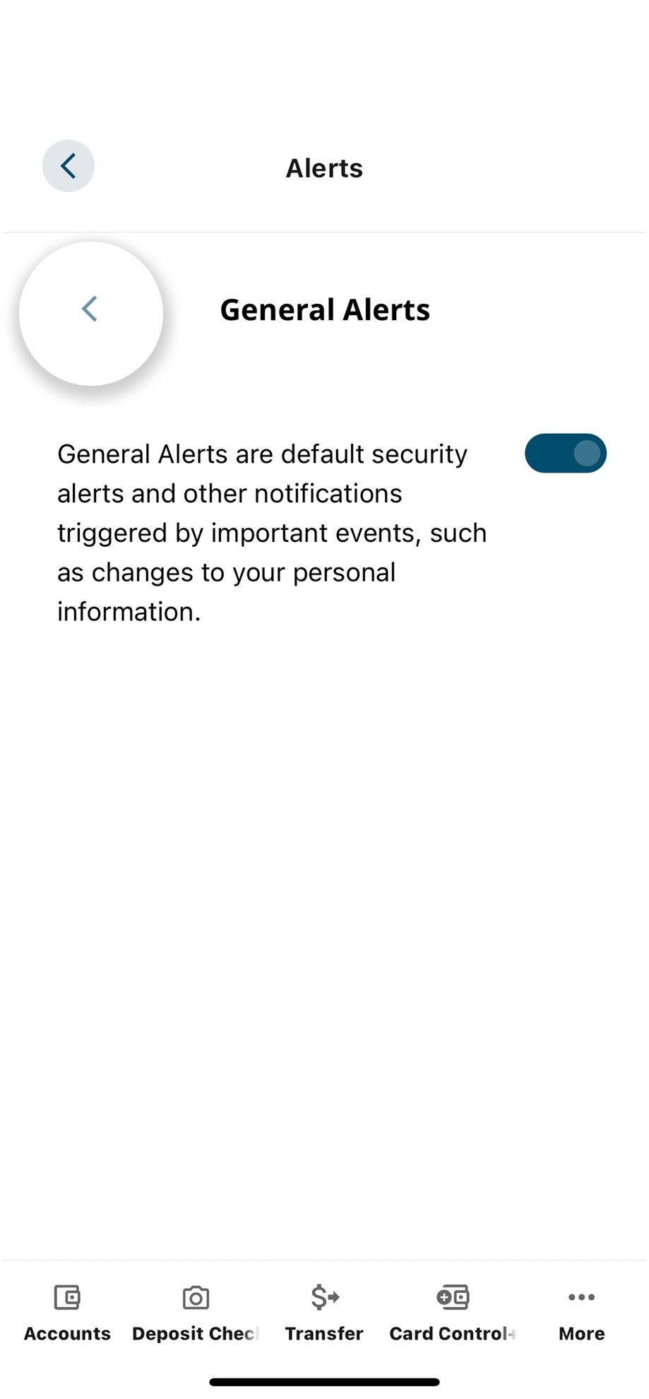 Civic app screen that highlights the selection of an arrow.