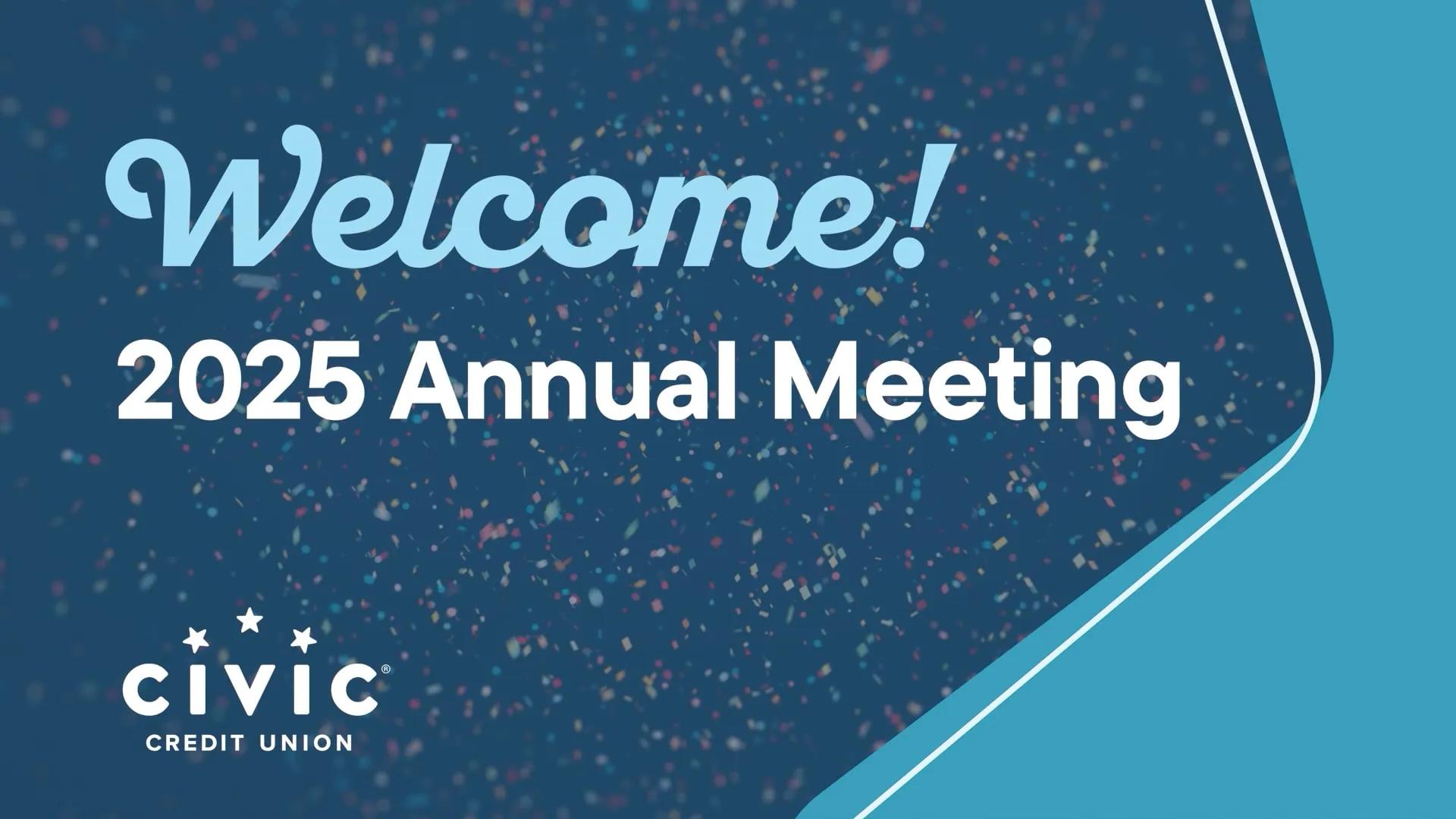 2025 Annual Meeting livestream recording