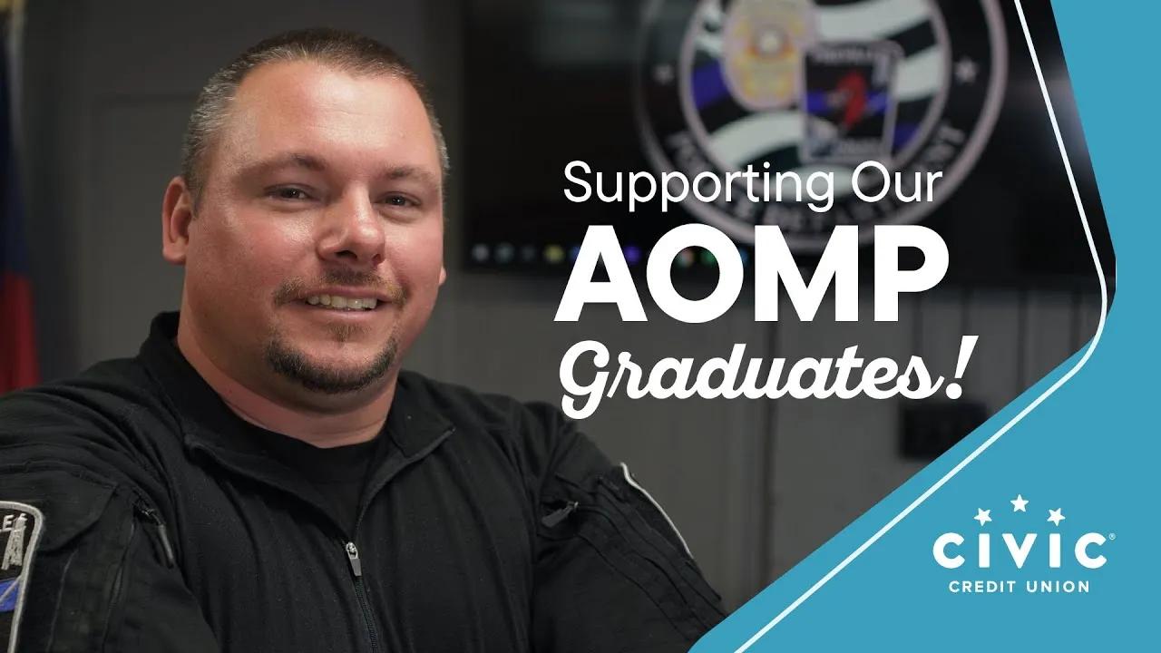 AOMP Civic Foundation Scholarship Recipient, Pikeville Police Chief Rodney Jarman.