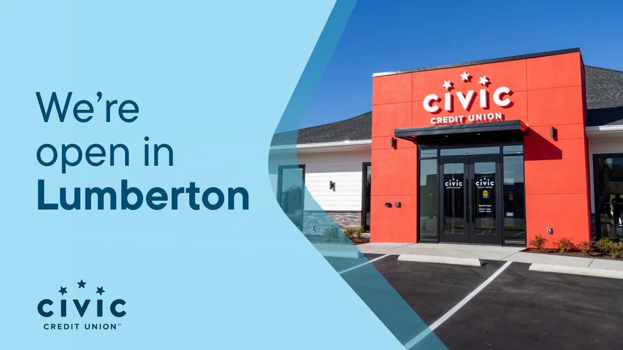 We're open in Lumberton