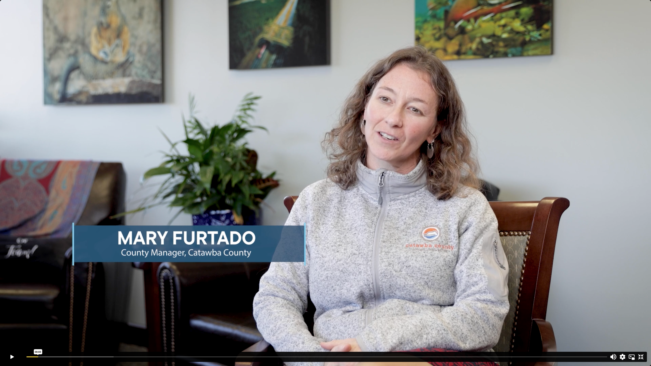 Video thumbnail of member Mary F.