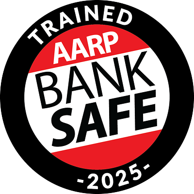 AARP Banksafe logo.