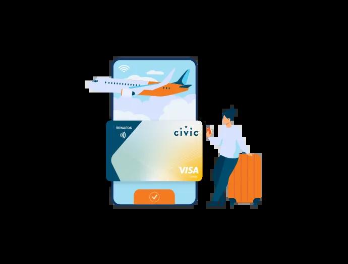Illustration showing your travel essentials.