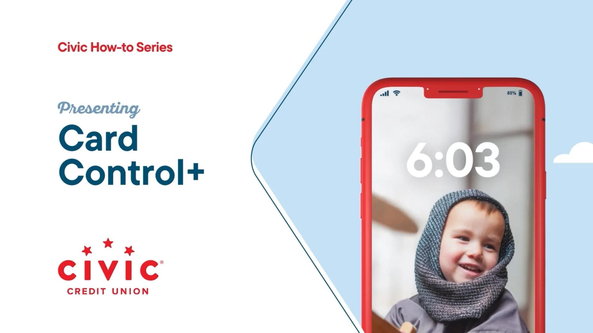Civic how-to series - Card Control plus