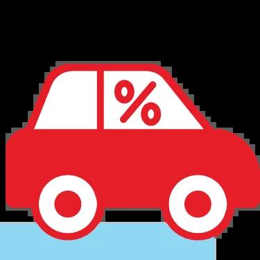 Red car icon