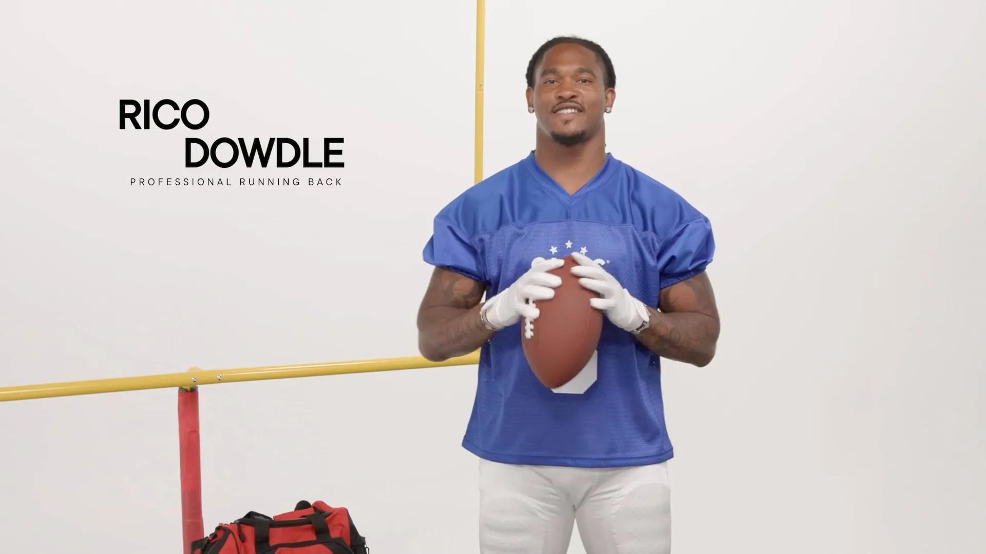  Professional Running Back and Civic Ambassador Rico Dowdle