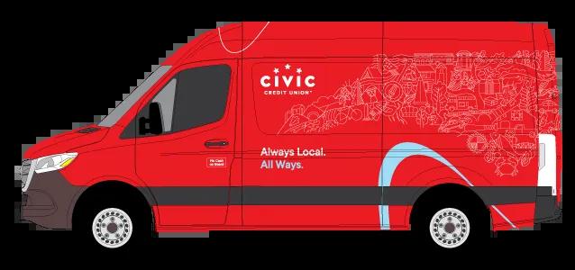 Graphic of the Civic Van