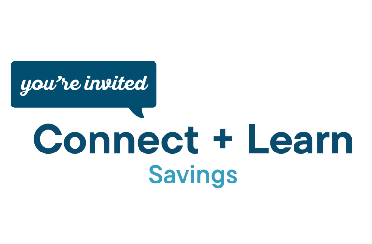Connect + Learn. Please join us!