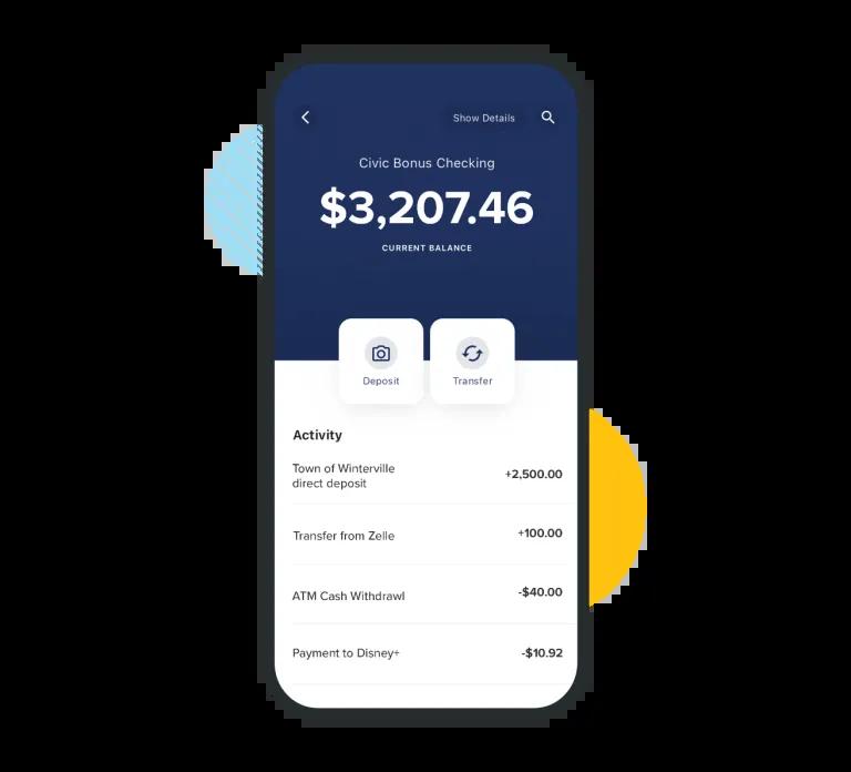 View your direct deposit right when you receive it into your account.