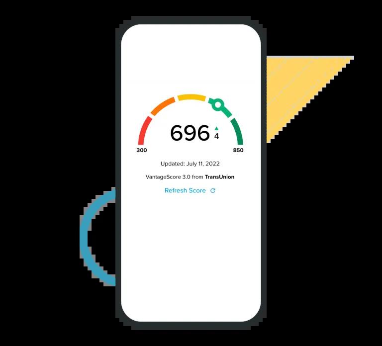 Your daily credit score inside myScore+.
