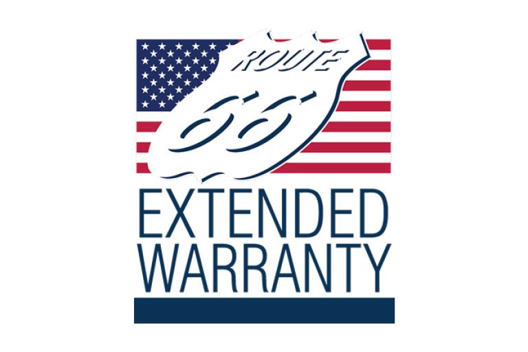 Route 66 logo, extended warranty