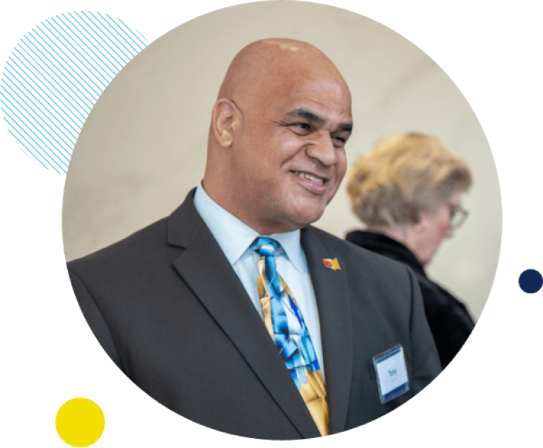 Tony Brown at an event