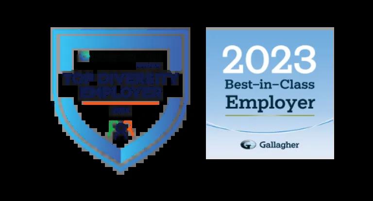 Awards: Top diversity employer and 2023 Best-in-class employer