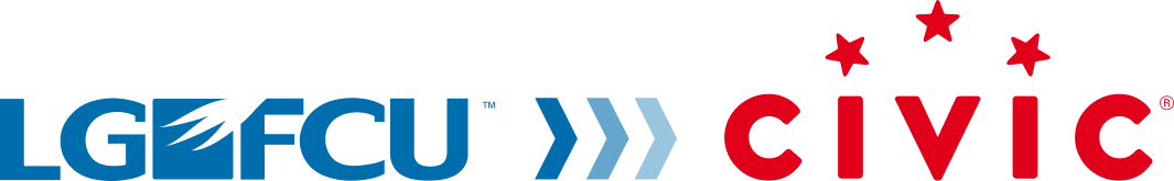 LGFCU transition to Civic logo.