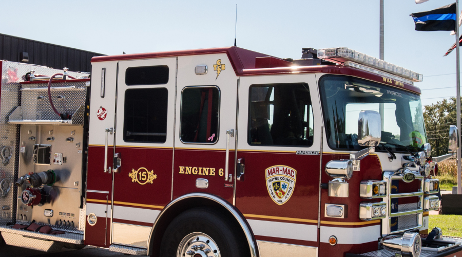 North Carolina fire truck.